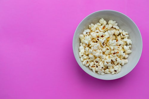 merenda di pop corn